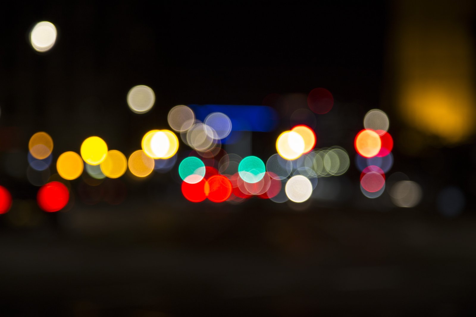 bokeh light photo blur lights dark night evening darkness 2k 4k 5k