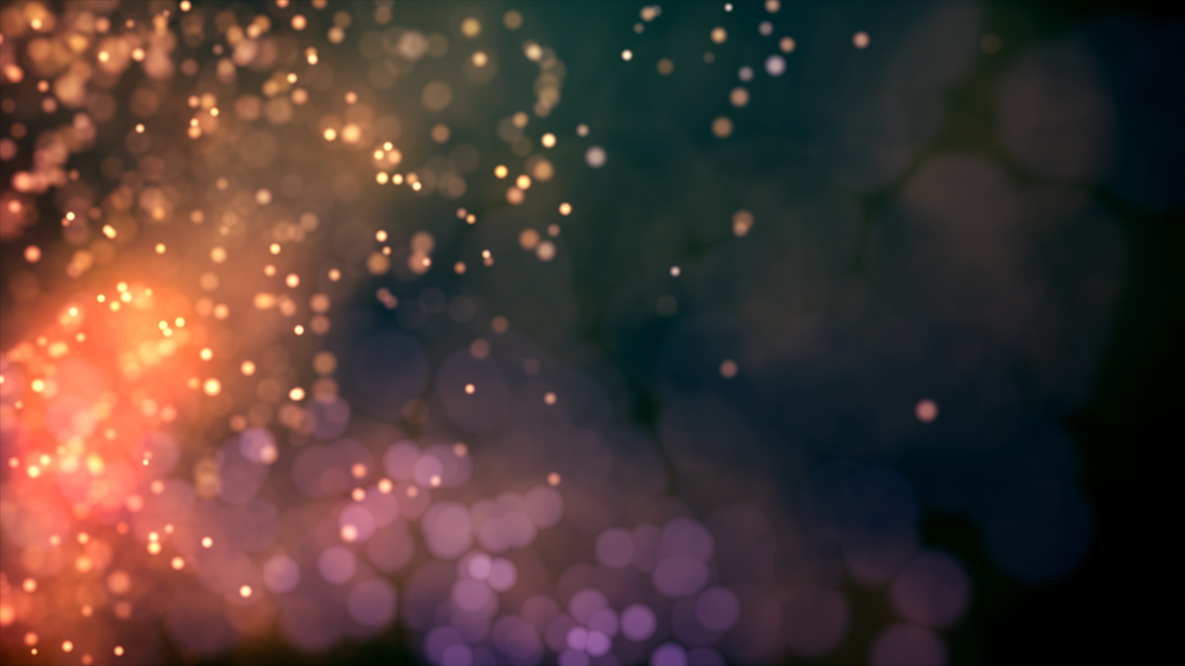 bokeh lights space galaxy stars abstract background wallpaper 2k 4k