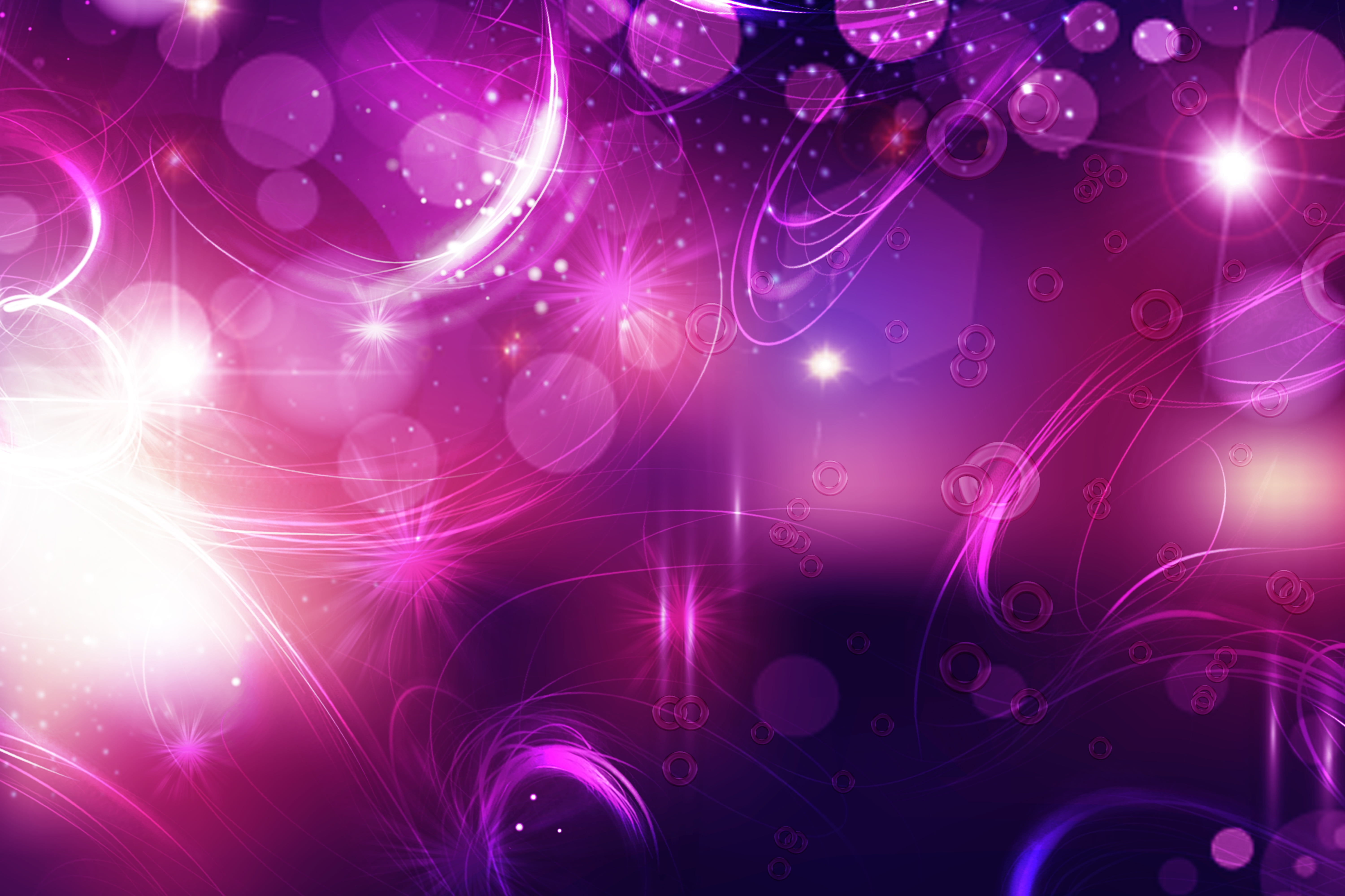 purple bokeh photography highlights circles shine background 2k 4k 5k