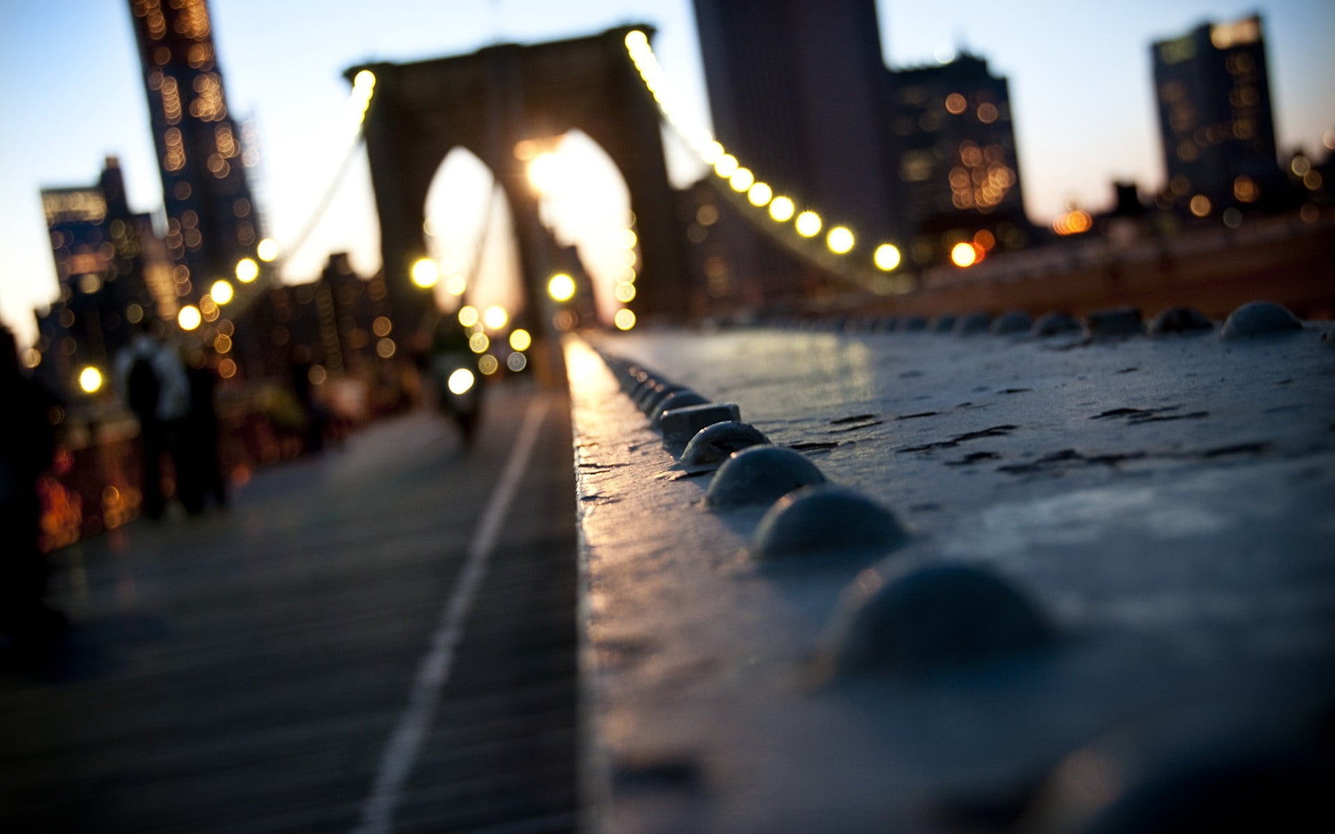 selective focus photography of bridge bokeh depth field 2k