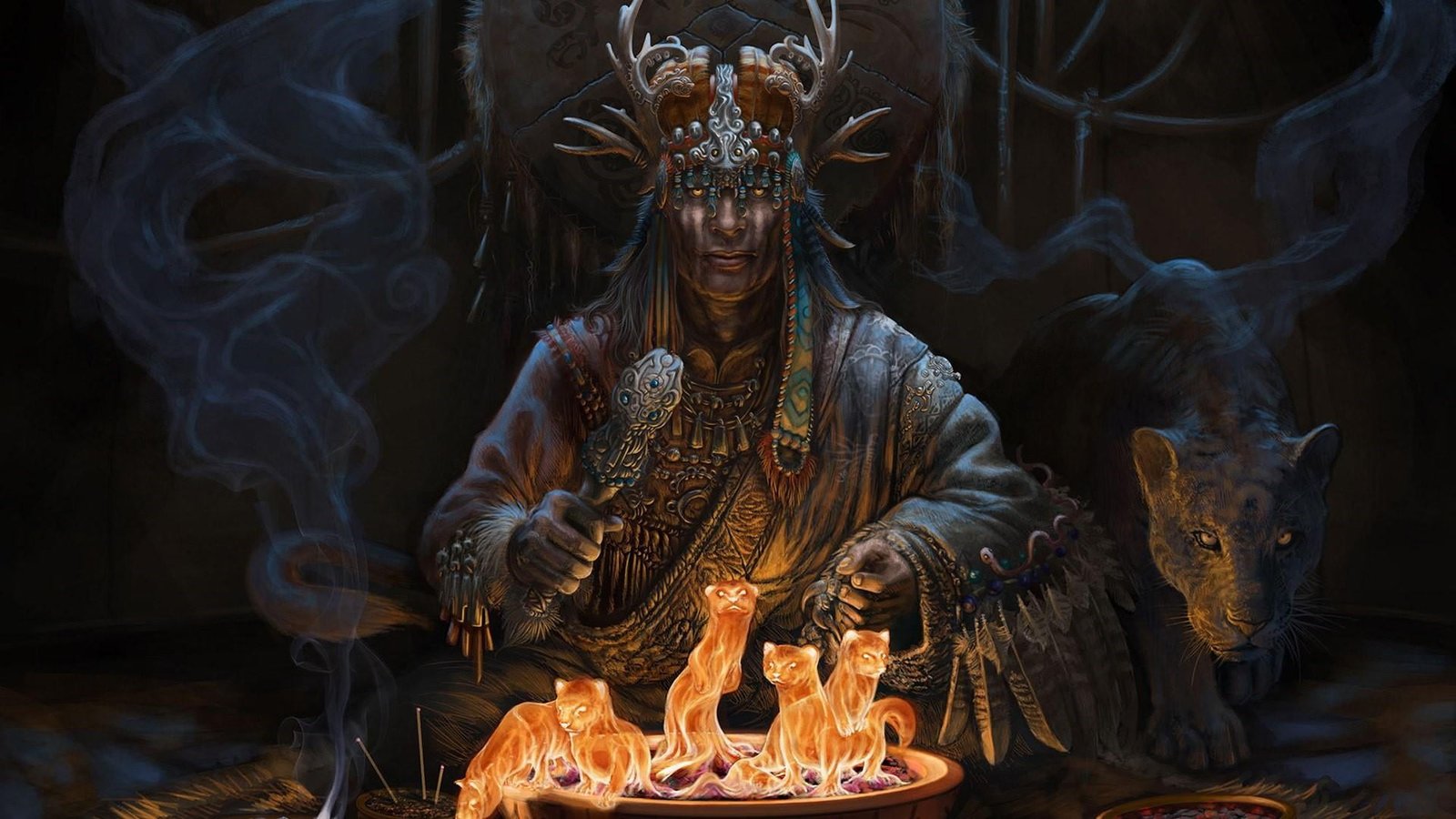 magician tantra soul power symbol shamanism mystic spirit 2k