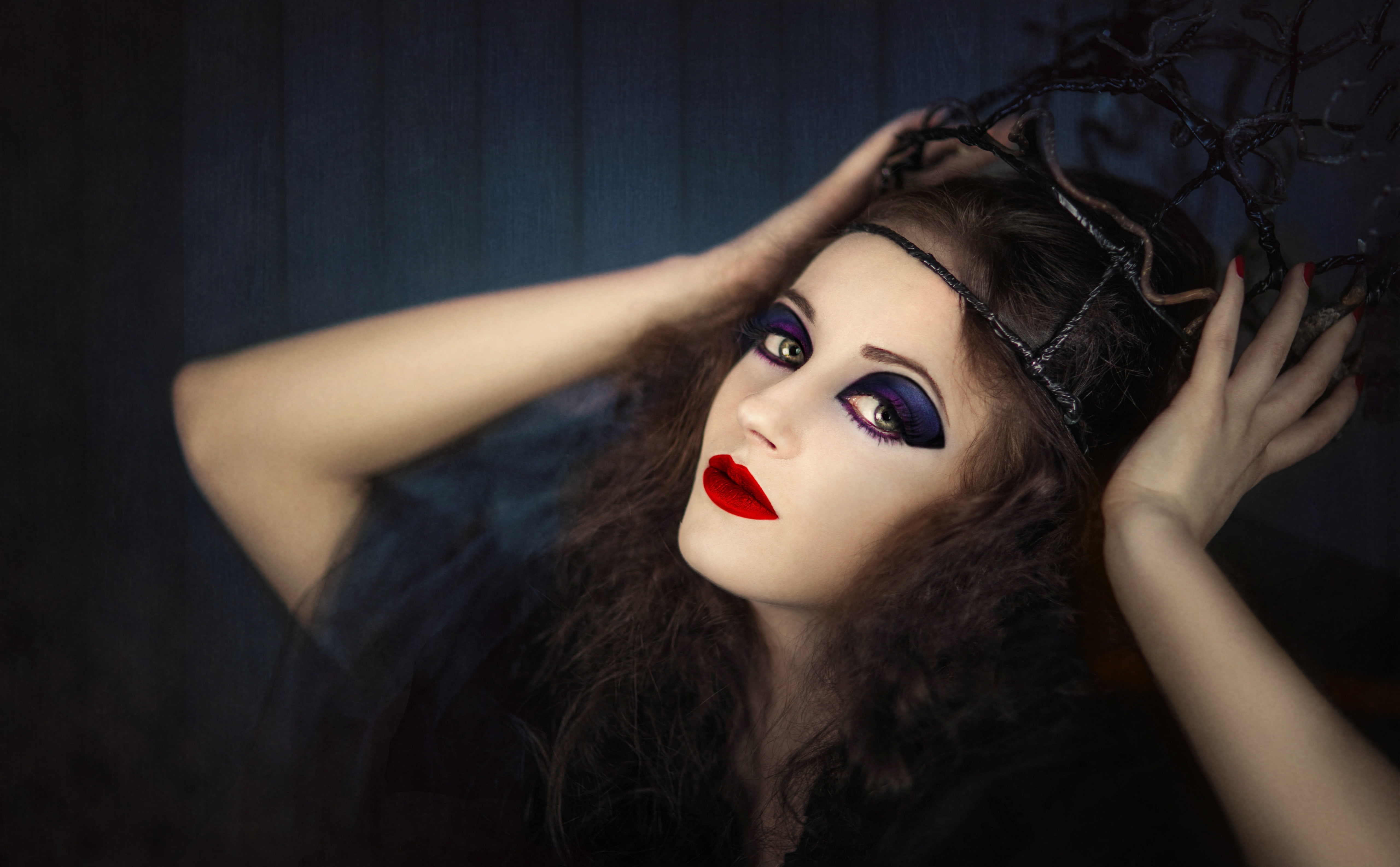 Witchy Woman Girls Dark People Black Vintage Gothic Fantasy 2k 4k 5k