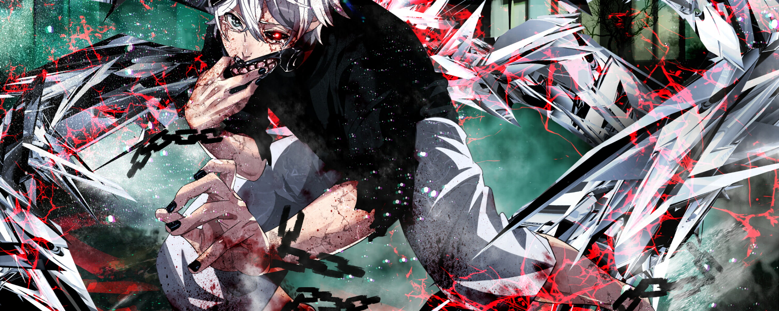 anime dual monitor multi screen widescreen dualmonitor dualscreen 2k