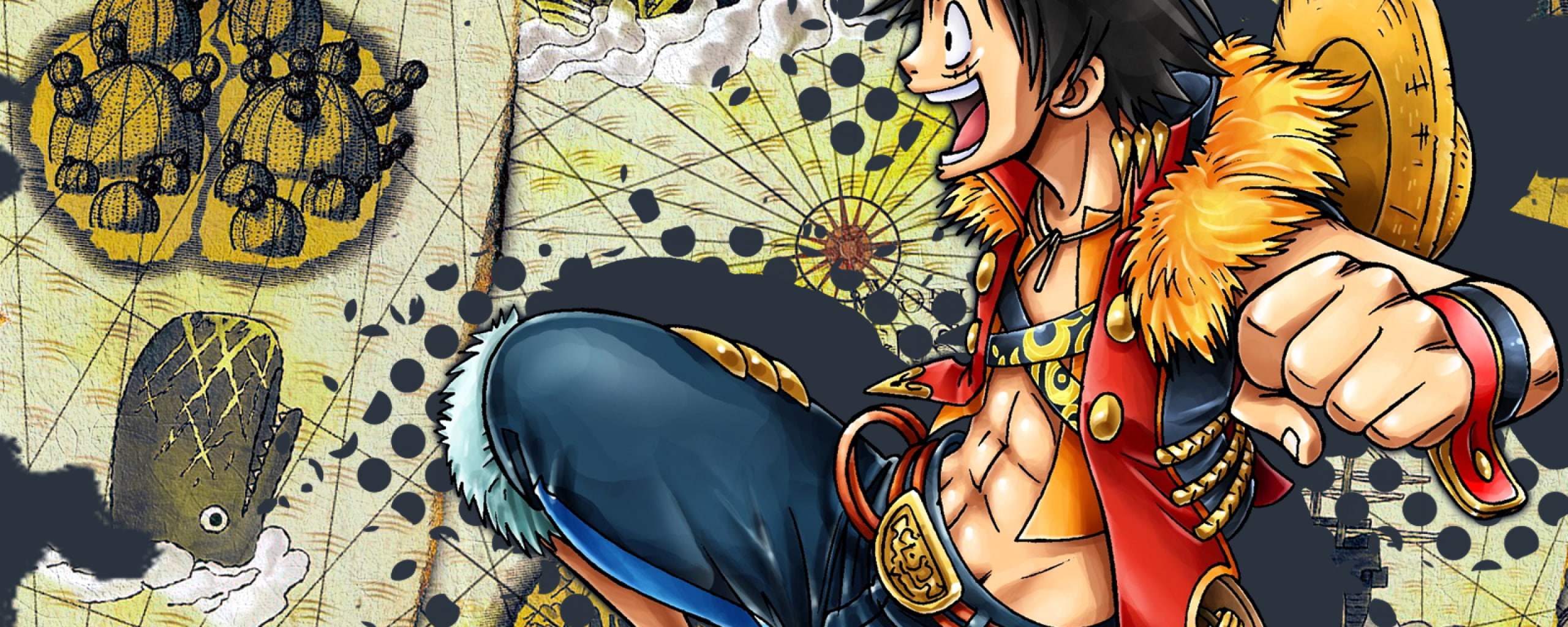 anime dual monitor multi screen widescreen dualmonitor dualscreen 2k