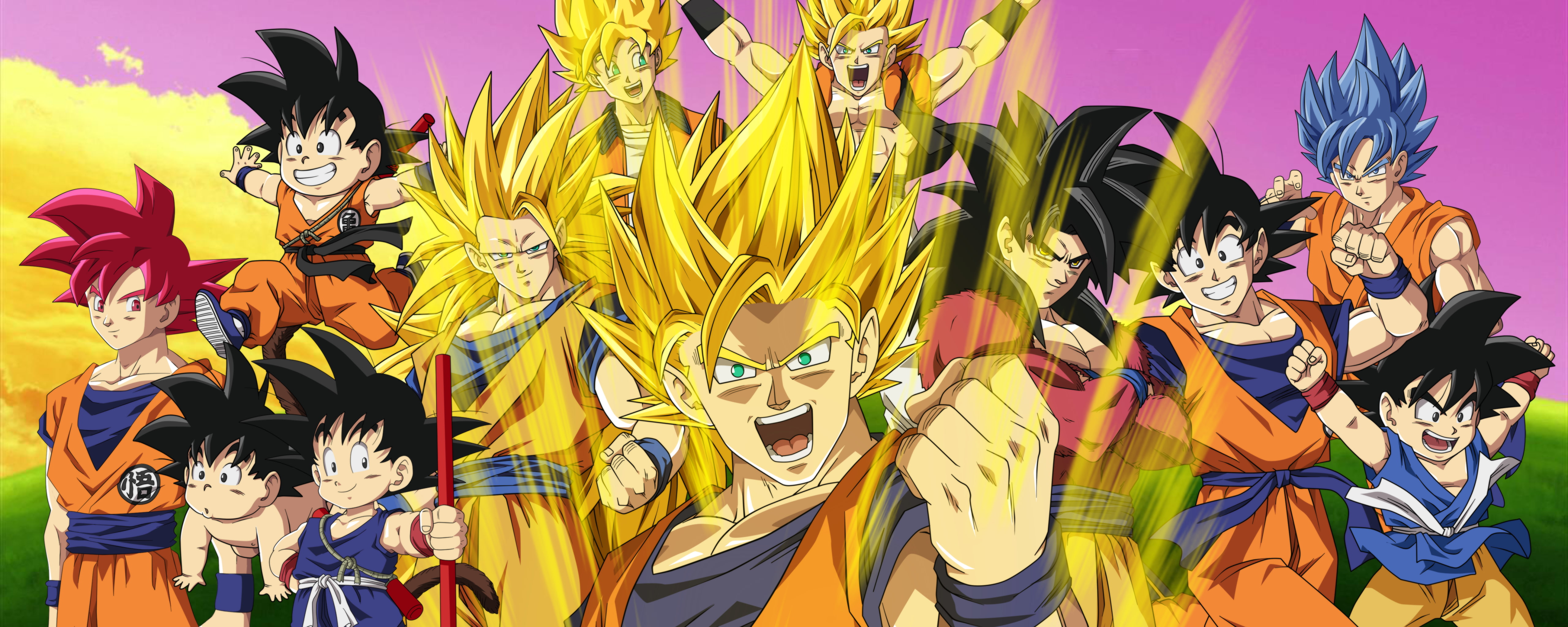 anime dual monitor multi screen widescreen dualmonitor dualscreen 2k 4k 5k