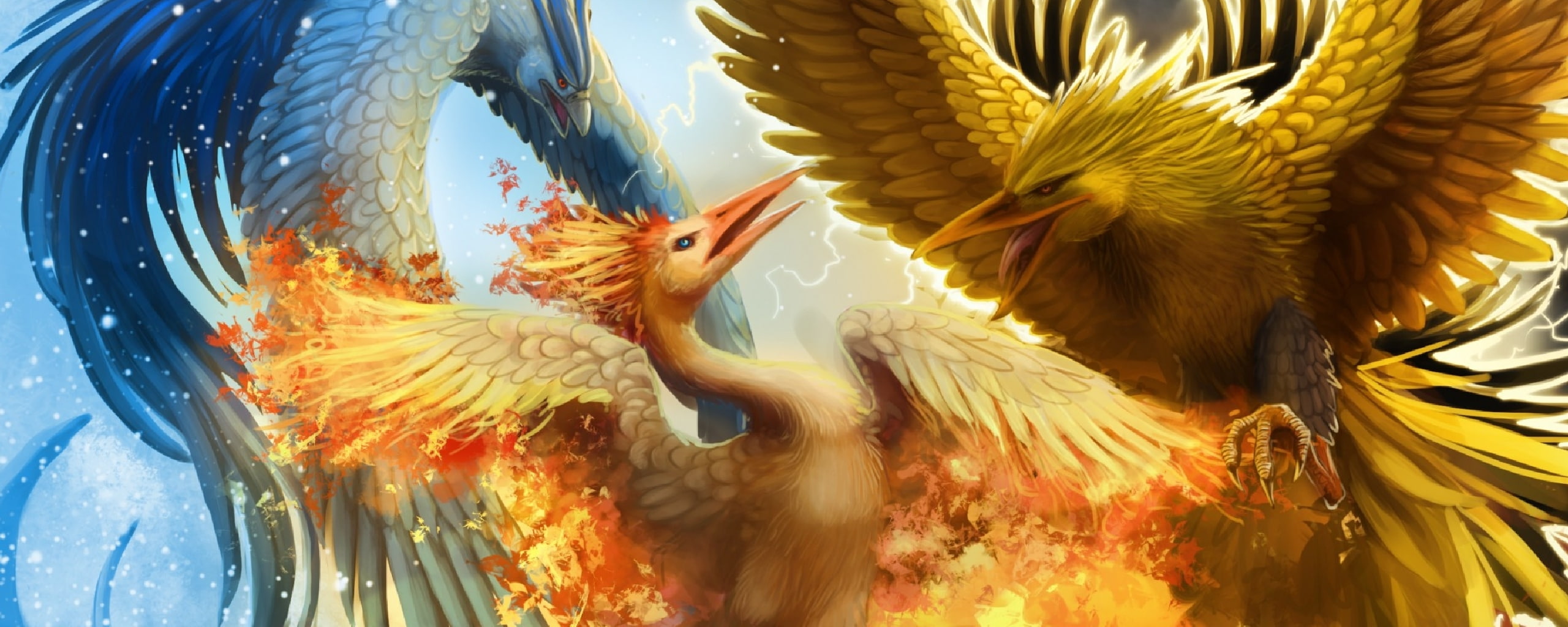 anime dual monitor multi screen widescreen dualmonitor dualscreen 2k