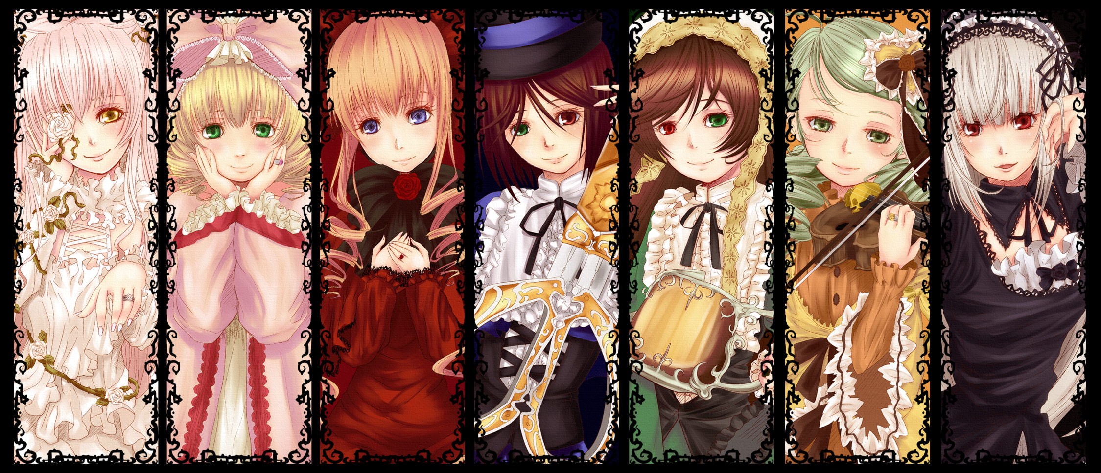 dual maiden multi rozen widescreen dualmonitor dualscreen 2k