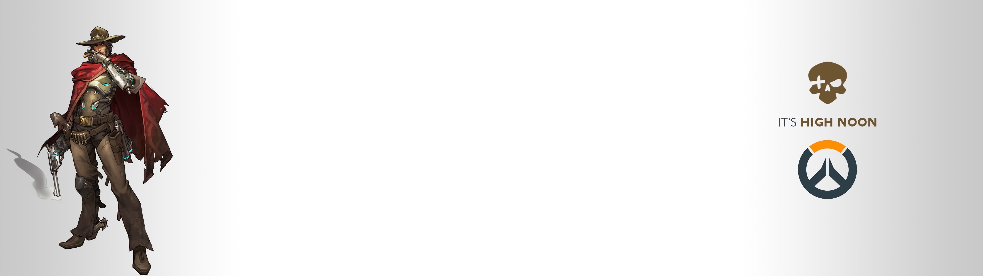 McCree Overwatch video games dual monitors multiple display widescreen dualmonitor dualscreen 2k 4k