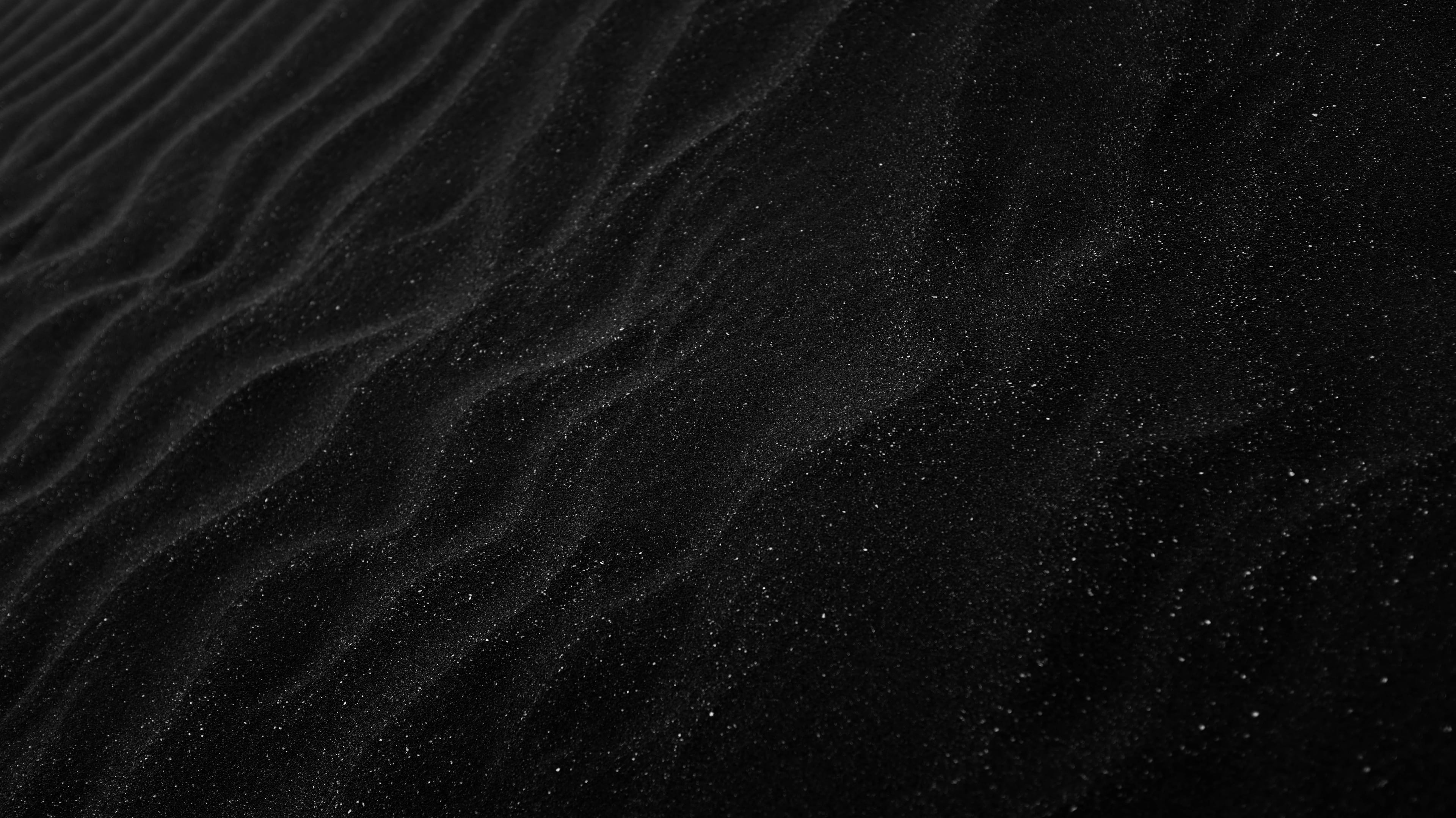 Starry Black Sand Dunes 2k 4k