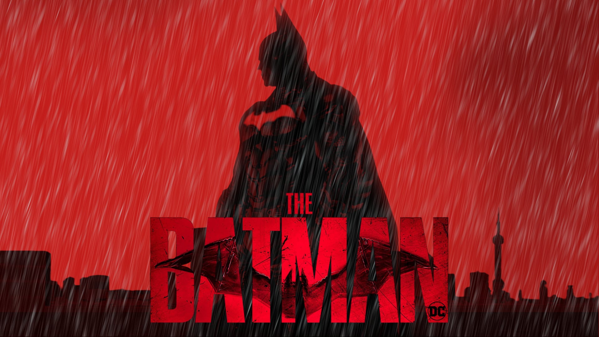 The Batman inspired poster but with Arkham Knight Batman. 2k