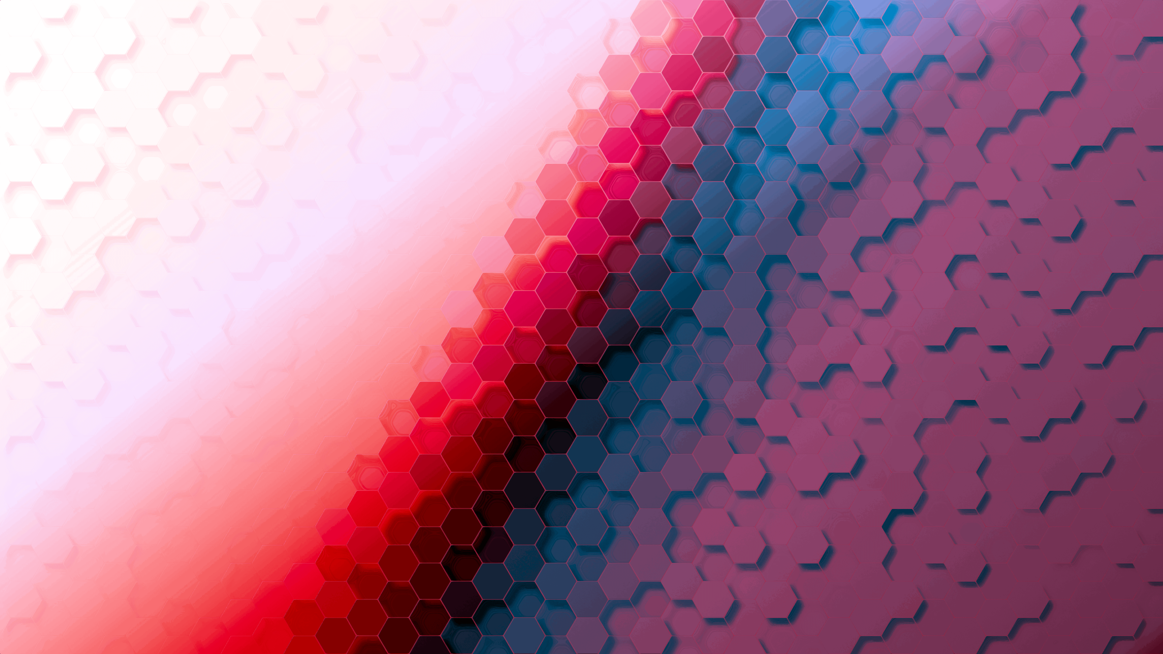 Hexagonal Gradients 2k 4k