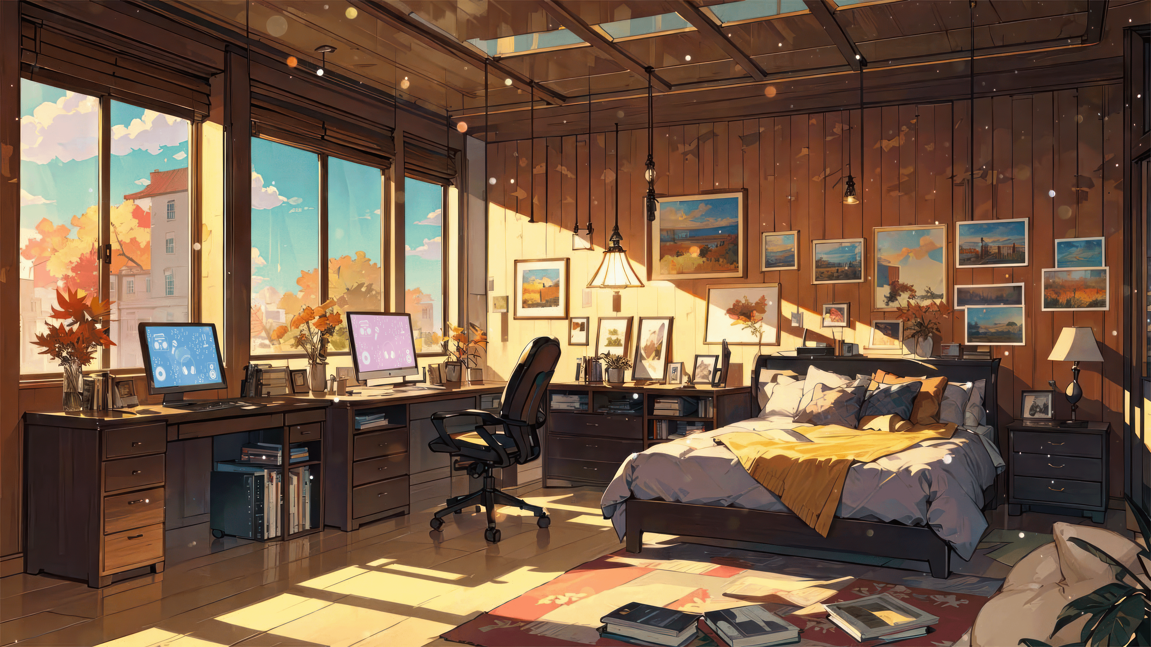 Cozy Wood Studio 2k 4k