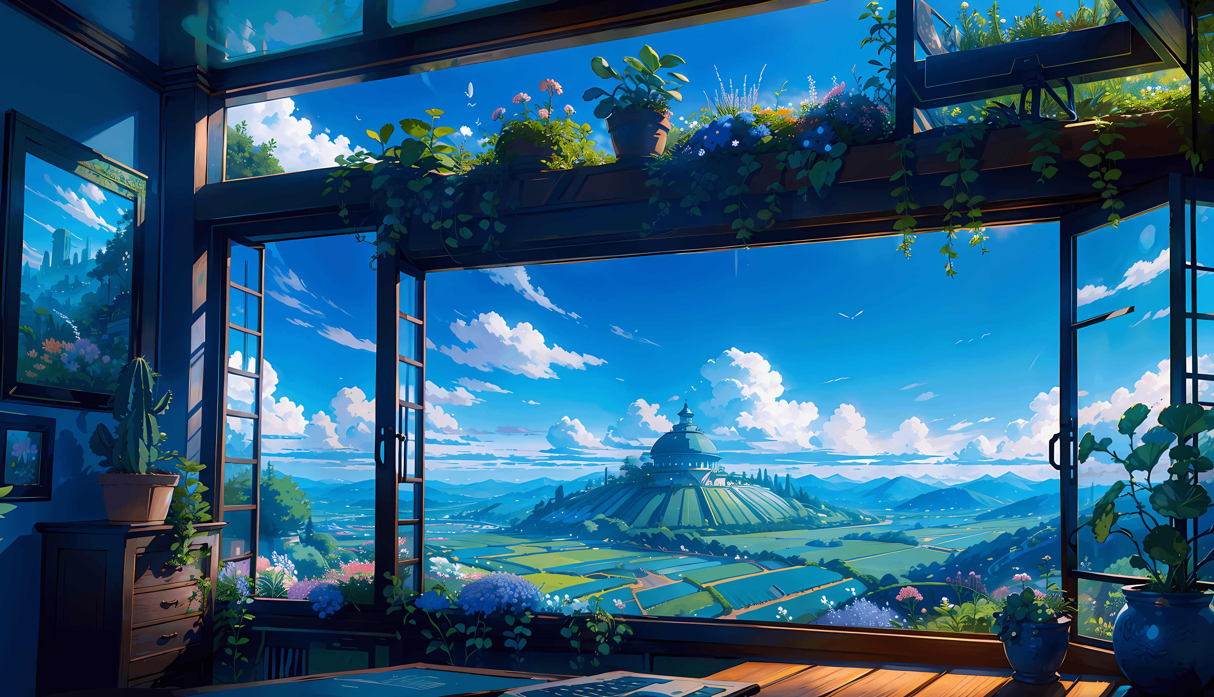 anime landscape 2k 4k